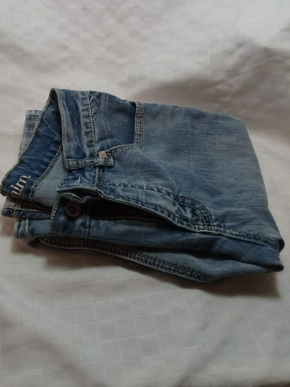 The perfect Los Denim straight legs blue jeans size 30
